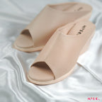 Clyra Cream Mules - MYRO