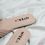 Knotique Cream Mules - MYRO